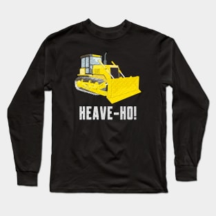 Bulldozer Construction Long Sleeve T-Shirt